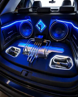 Radio Waves custom car audio build