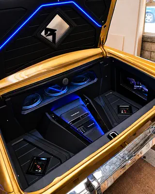 Radio Waves custom car audio build